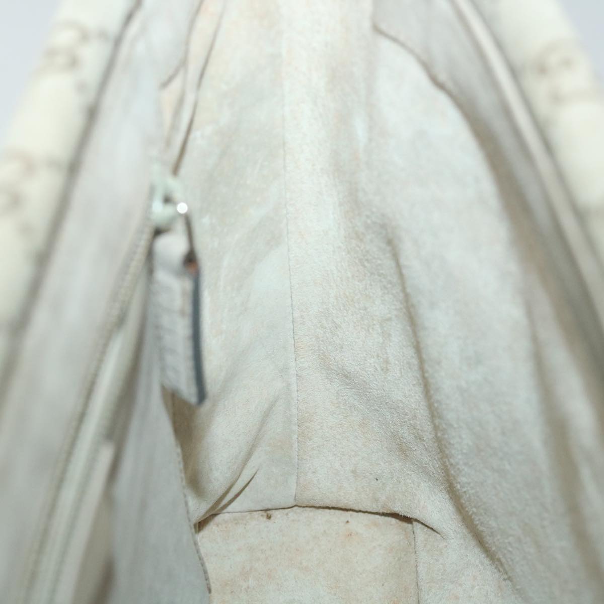 GUCCI GG Canvas Hand Bag Gray 000 0801 57209