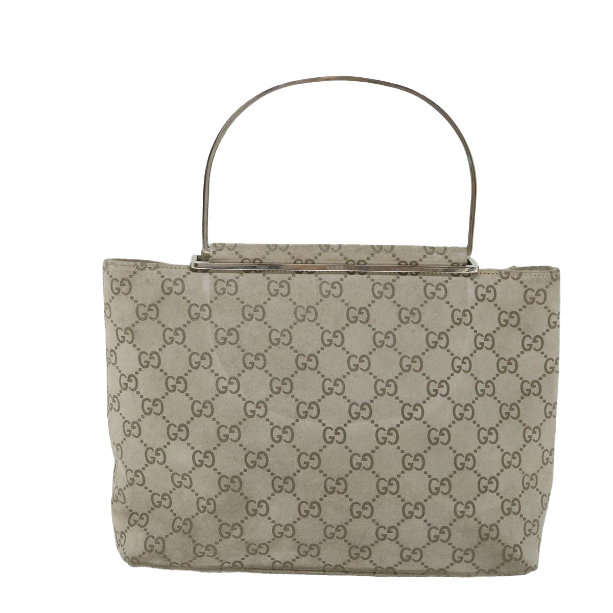 GUCCI GG Canvas Hand Bag Gray 000 0801 57209