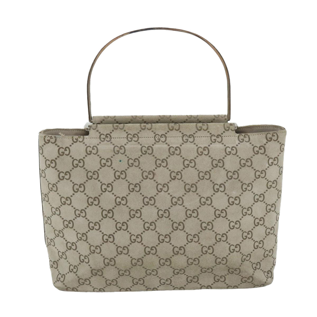 GUCCI GG Canvas Hand Bag Gray 000 0801 57209