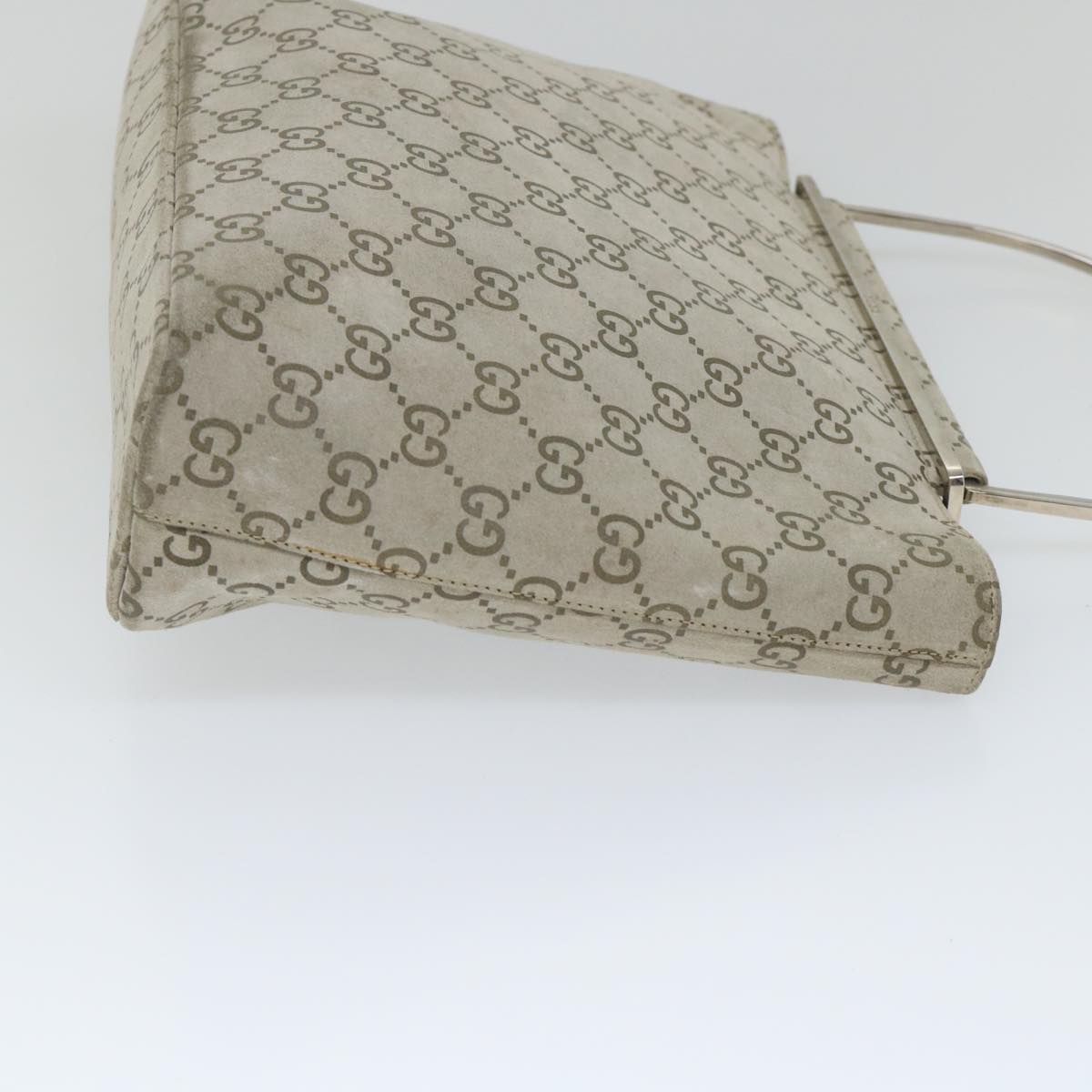 GUCCI GG Canvas Hand Bag Gray 000 0801 57209