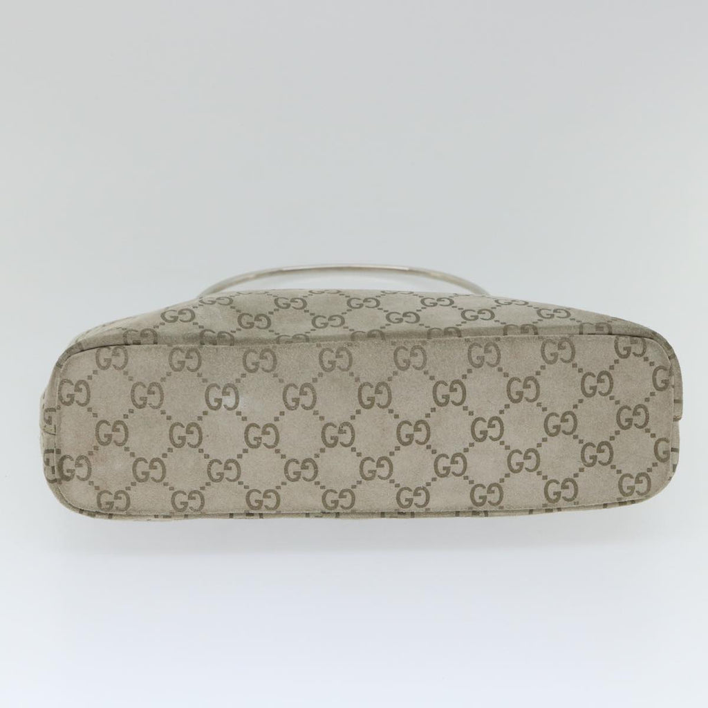 GUCCI GG Canvas Hand Bag Gray 000 0801 57209