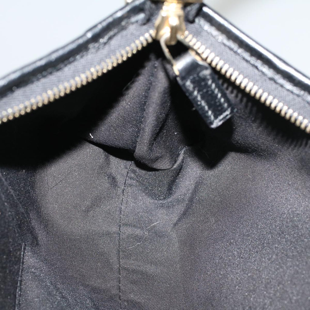 GUCCI GG Canvas Abbey Shoulder Bag Black 130939 57216
