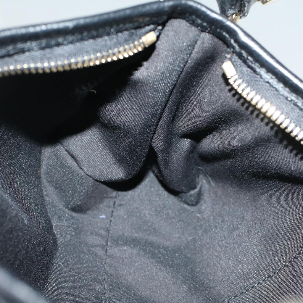 GUCCI GG Canvas Abbey Shoulder Bag Black 130939 57216