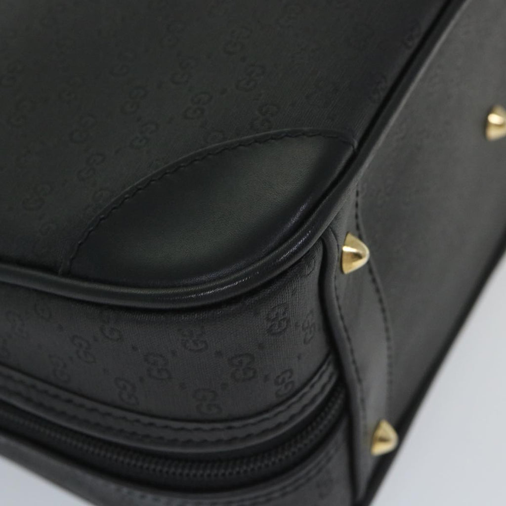 GUCCI Micro GG Canvas Hand Bag Black 000 39 0030 57218
