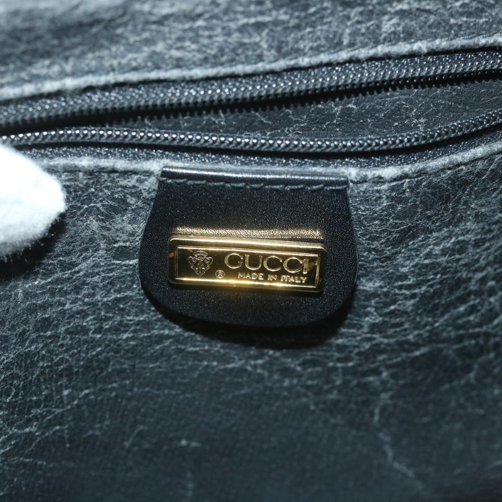 GUCCI Micro GG Canvas Hand Bag Black 000 39 0030 57218