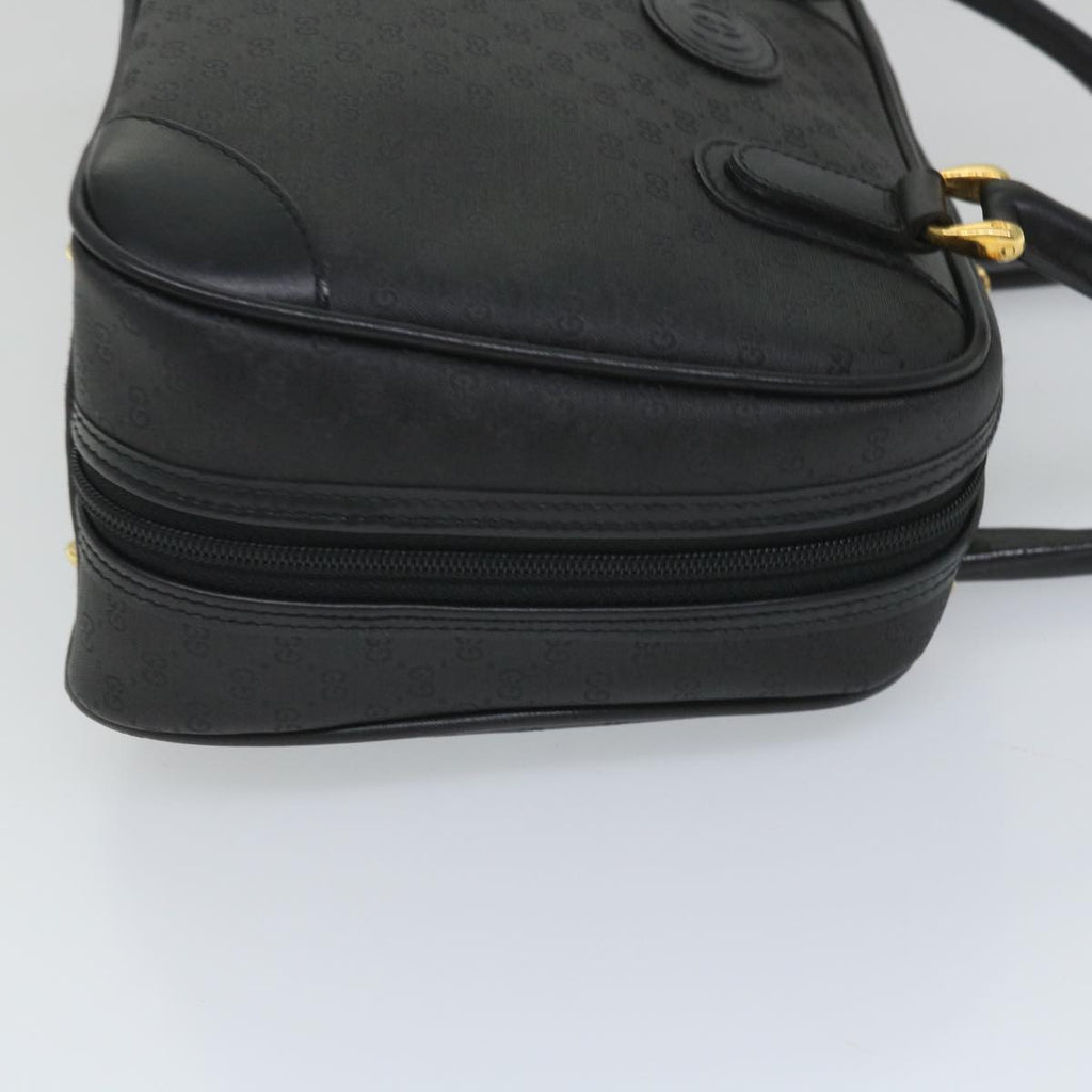 GUCCI Micro GG Canvas Hand Bag Black 000 39 0030 57218