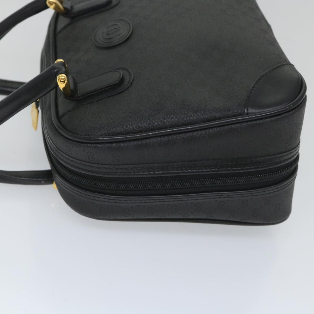 GUCCI Micro GG Canvas Hand Bag Black 000 39 0030 57218