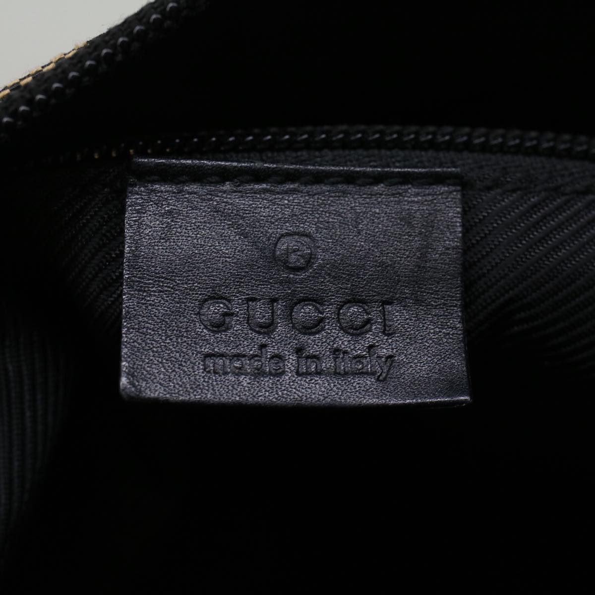 GUCCI GG Canvas Tote Bag Beige Black 0190402 57238