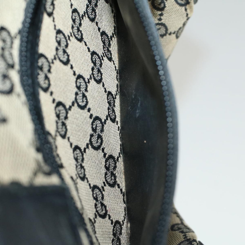 GUCCI GG Canvas Tote Bag Beige Black 0190402 57238