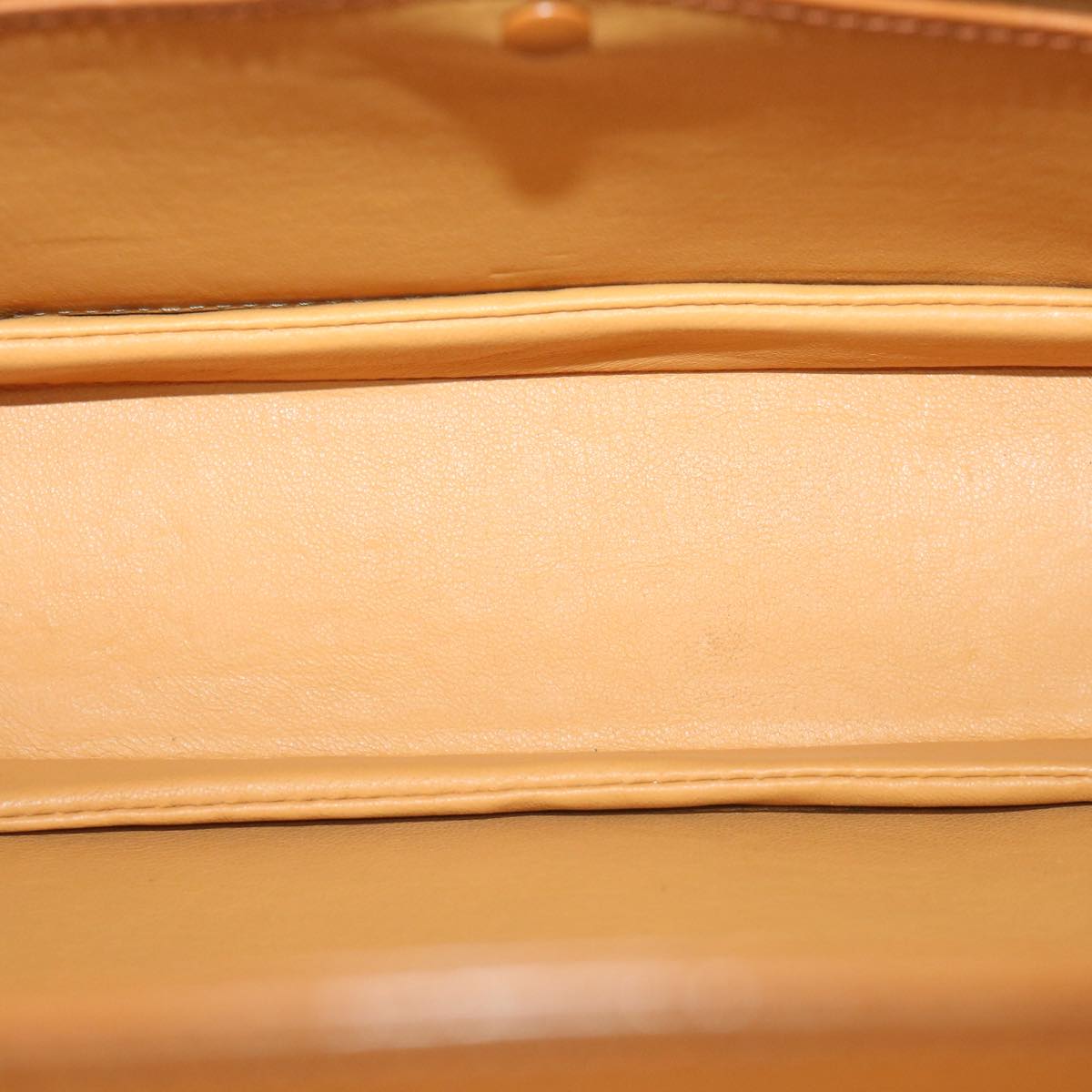 GUCCI Bamboo Turn Lock Hand Bag Leather Brown 000 2113 0633 57251