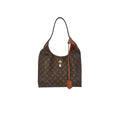 Louis Vuitton Monogram Canvas Flower Hobo Caramel