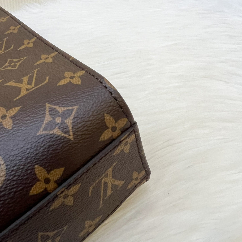 LV Sac Plat PM Monogram Canvas and GHW