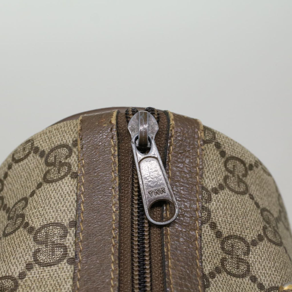 GUCCI GG Supreme Web Sherry Line Boston Bag Beige Red Green 69 02 006 57323