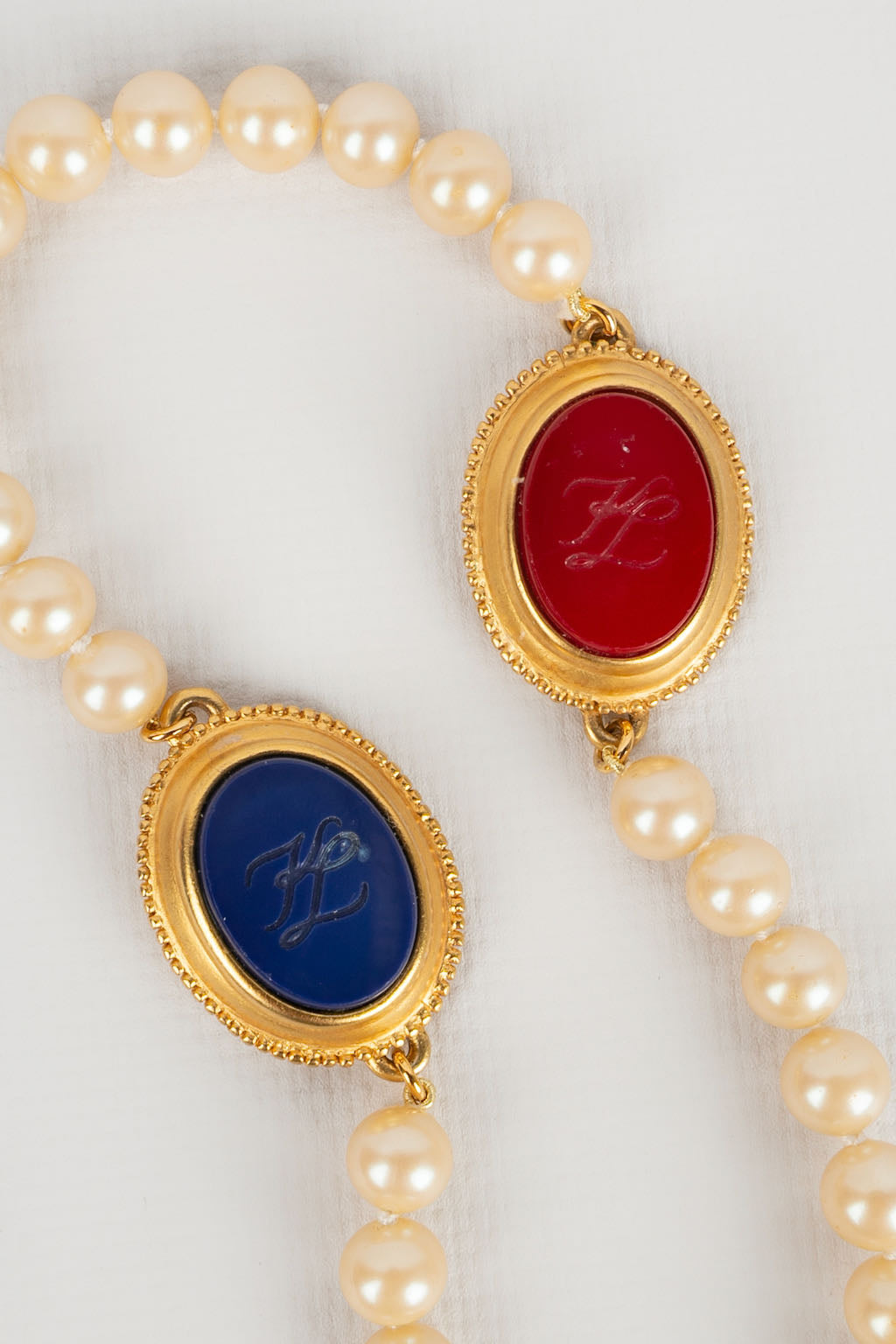 Collier de perles Karl Lagerfeld