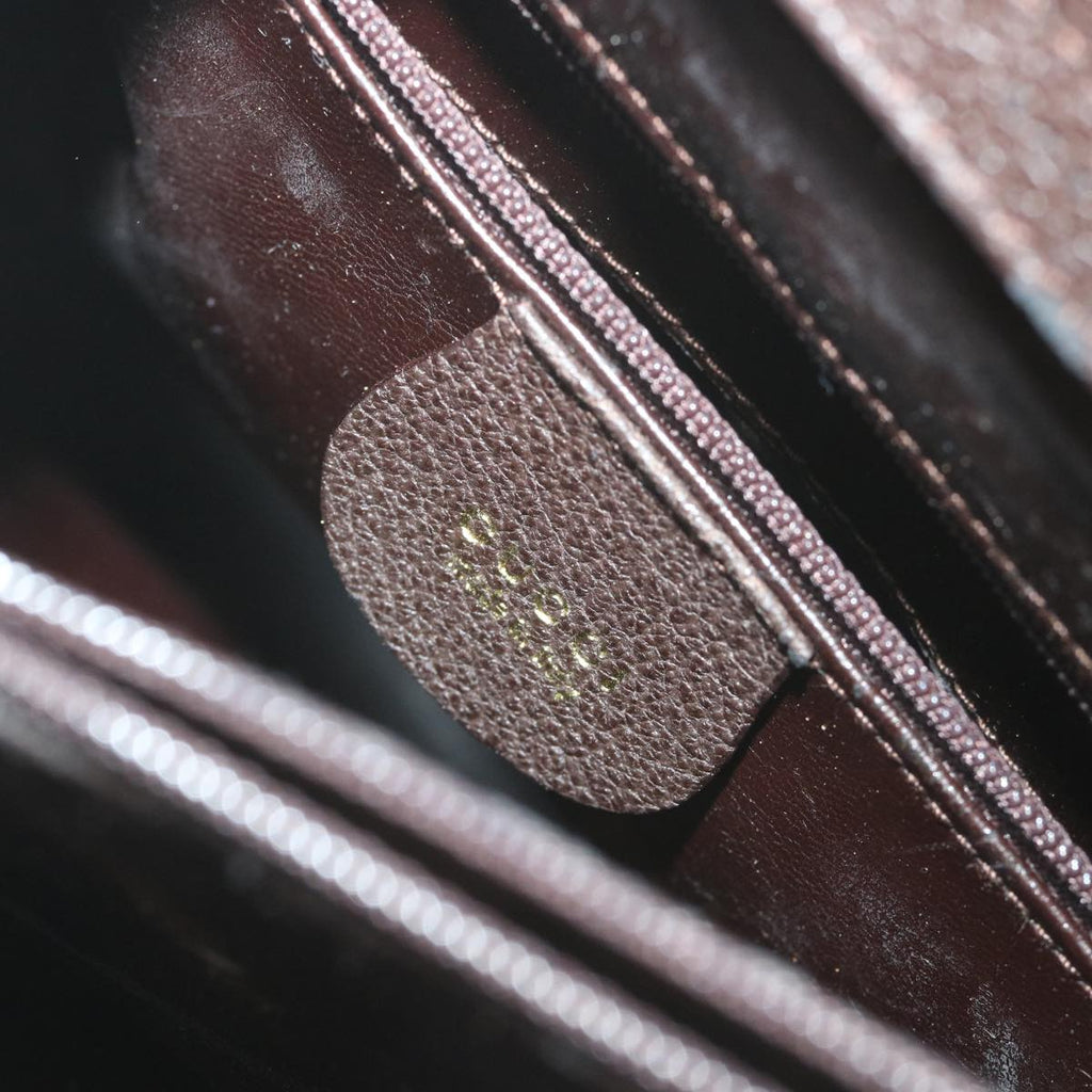 GUCCI Bamboo Hand Bag Suede Brown 002 1095 0260 57388