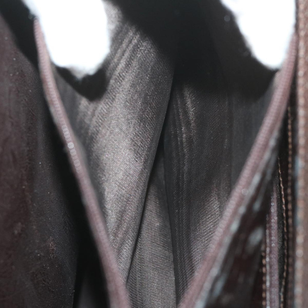 GUCCI Bamboo Hand Bag Suede Brown 002 1095 0260 57388