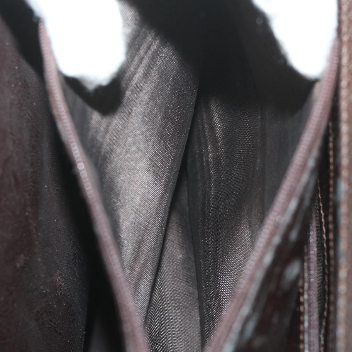 GUCCI Bamboo Hand Bag Suede Brown 002 1095 0260 57388