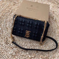 GLAMI Quilted MeGLAMIum Lola Bag Monogram Black For Women, Bags 11in/28cm 80217011