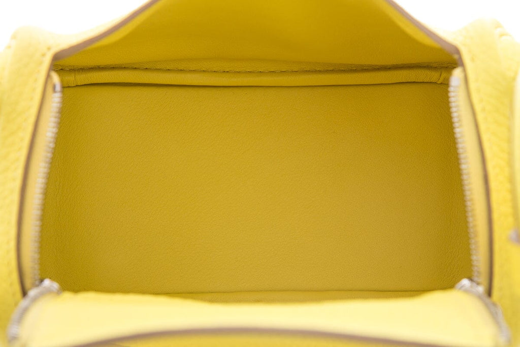 HermÃƒÆ’Ã‚Â¨s 2022 Yellow Mini (20) Lindy Handbag