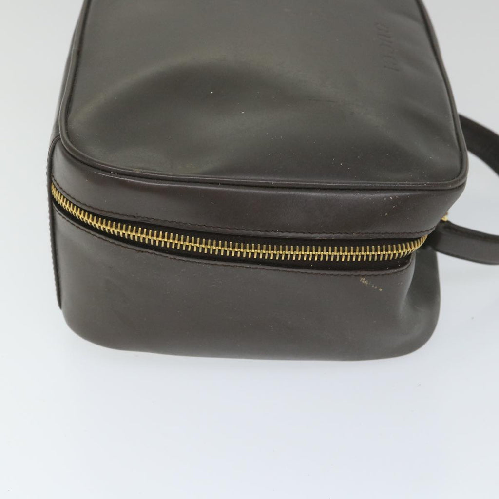 GUCCI Bamboo Hand Bag Patent leather 2way Brown 000 270 0323 57547
