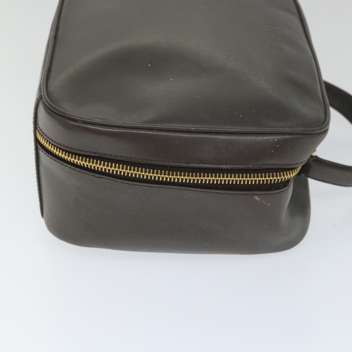 GUCCI Bamboo Hand Bag Patent leather 2way Brown 000 270 0323 57547
