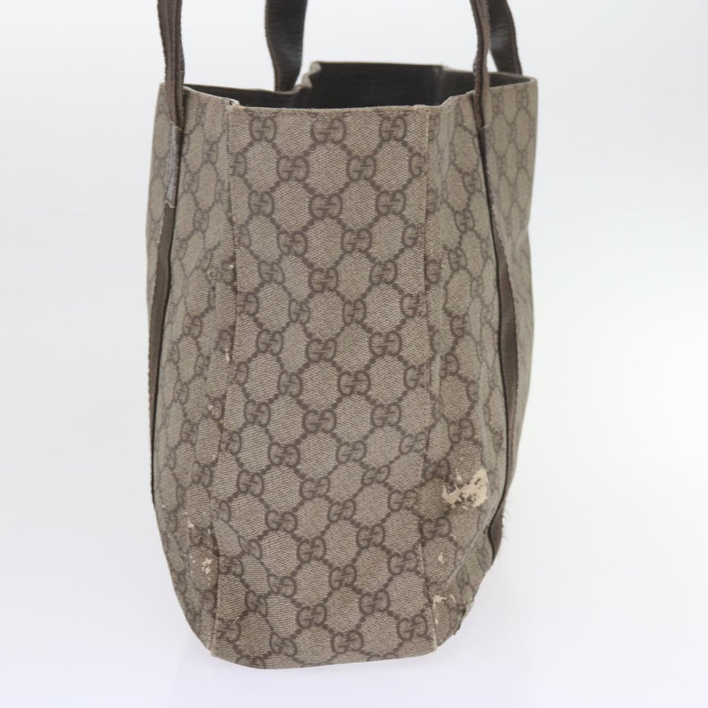 GUCCI GG Canvas Pouch Tote Bag Coated Canvas 2Set Beige Black 57550