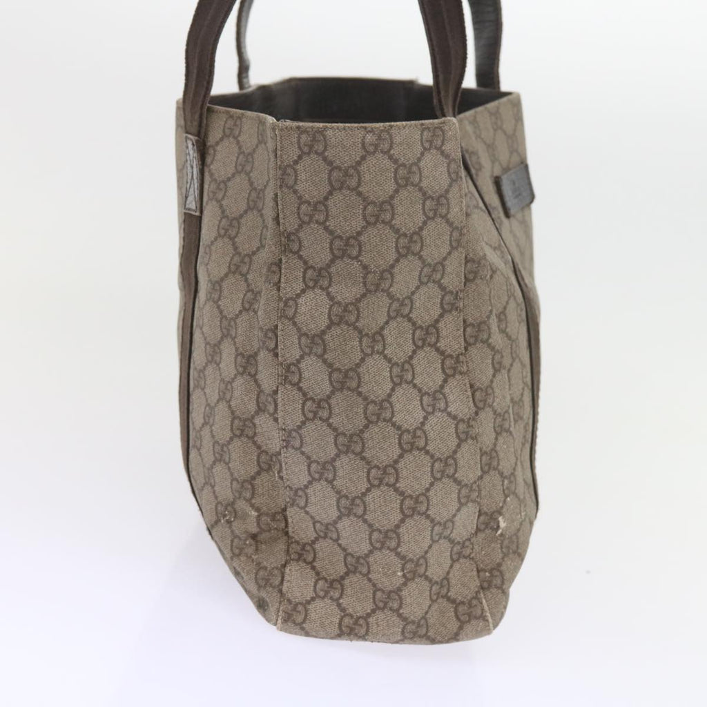 GUCCI GG Canvas Pouch Tote Bag Coated Canvas 2Set Beige Black 57550