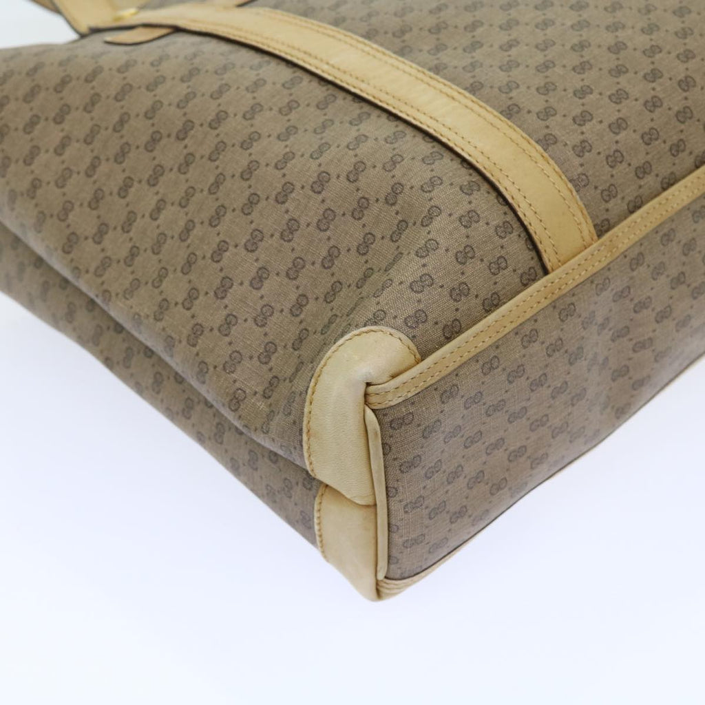 GUCCI Micro GG Supreme Tote Bag PVC Leather Beige 87 002 0003 57551