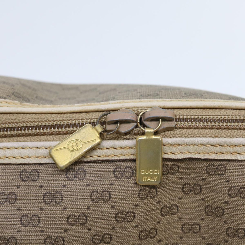 GUCCI Micro GG Supreme Tote Bag PVC Leather Beige 87 002 0003 57551