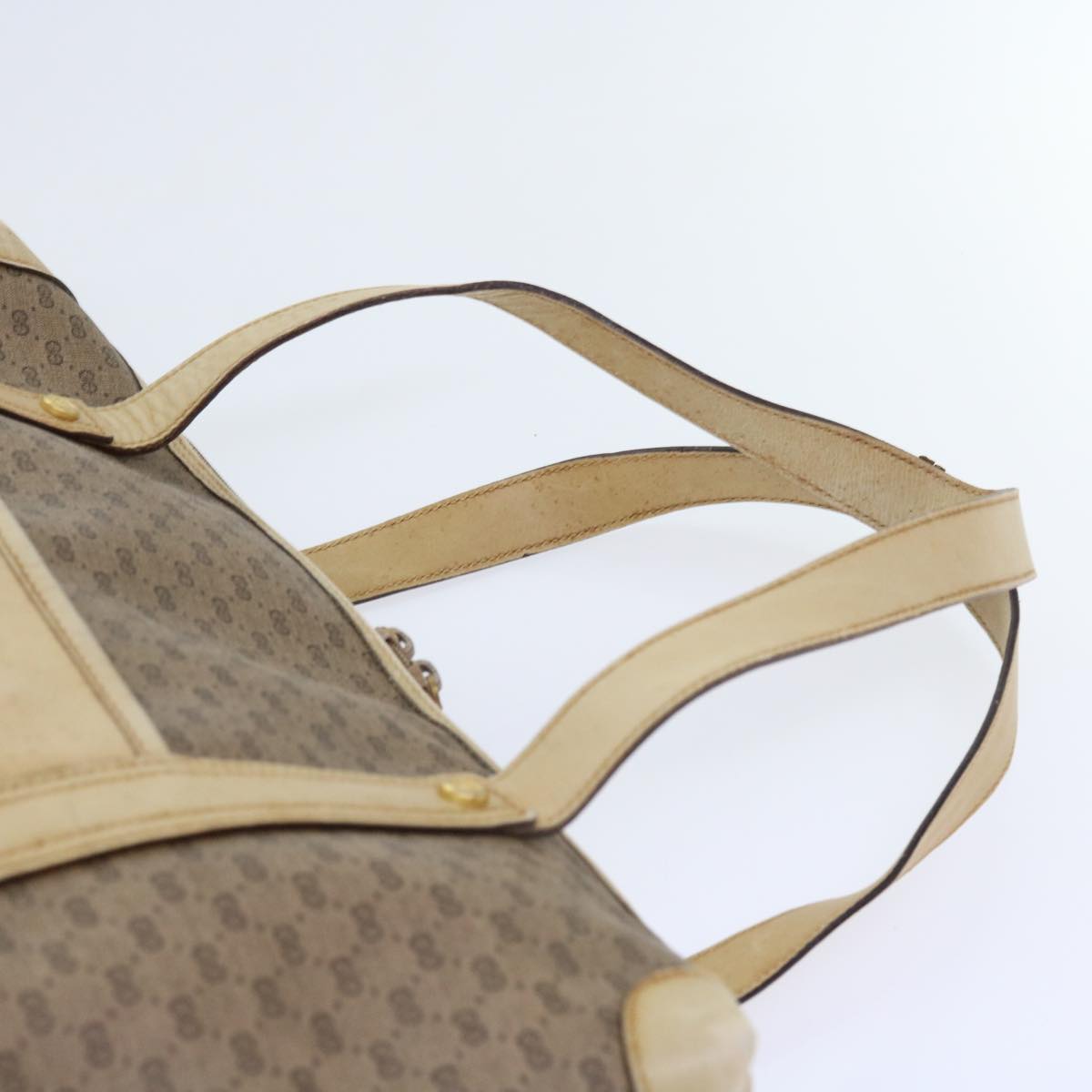 GUCCI Micro GG Supreme Tote Bag PVC Leather Beige 87 002 0003 57551
