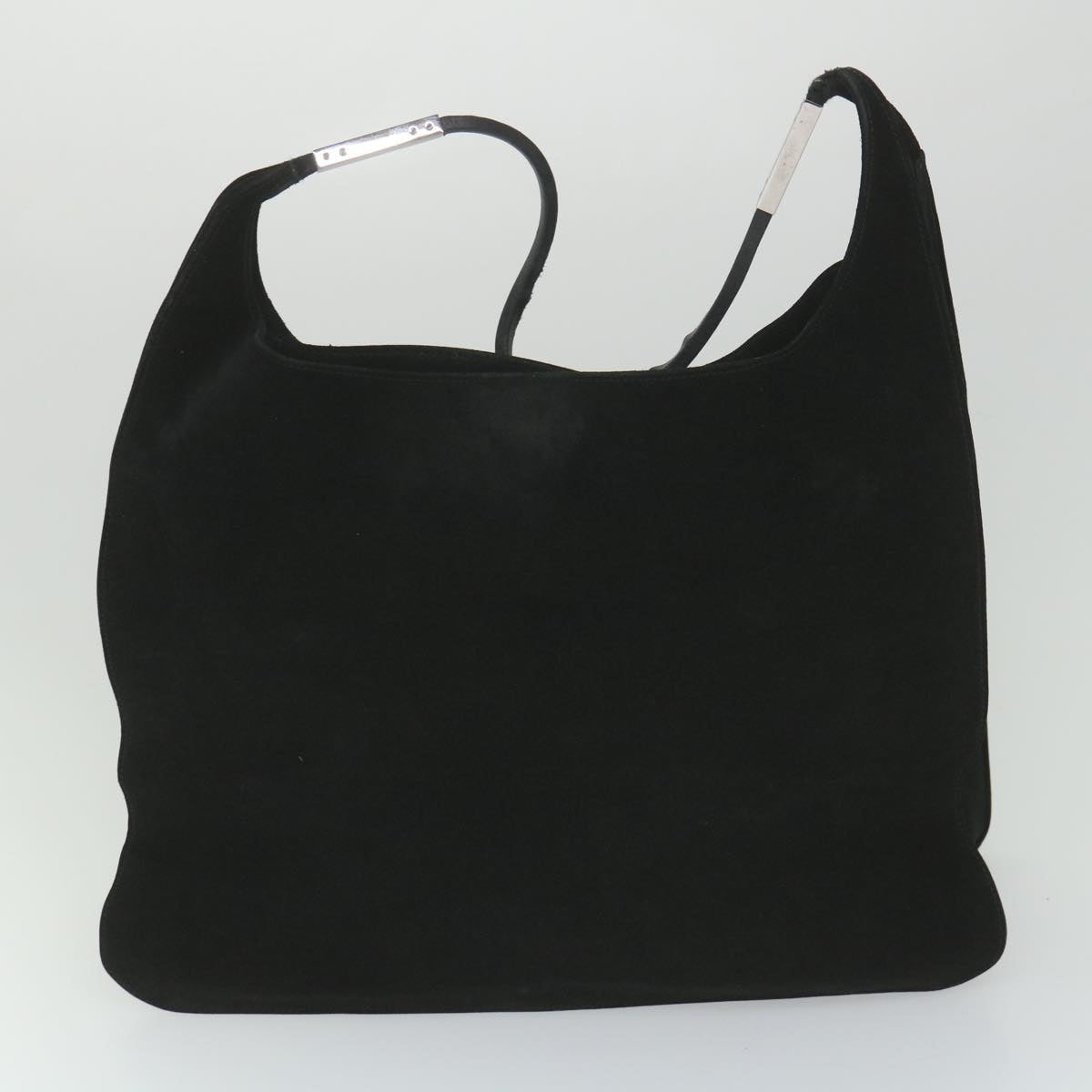 GUCCI GG Canvas Shoulder Bag Suede 2Set Brown Black 57552