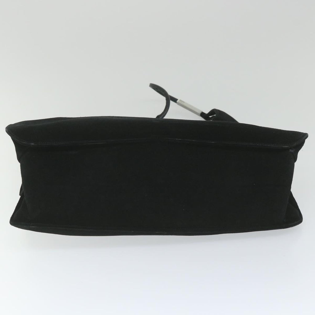 GUCCI GG Canvas Shoulder Bag Suede 2Set Brown Black 57552