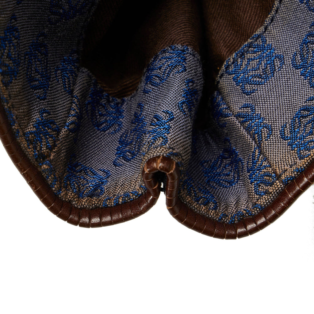 Blue Loewe Anagram Canvas Tote Bag