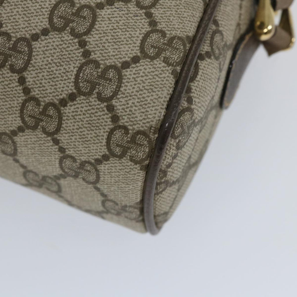 GUCCI GG Supreme Web Sherry Line Shoulder Bag Beige Red 001 4071 5 57626