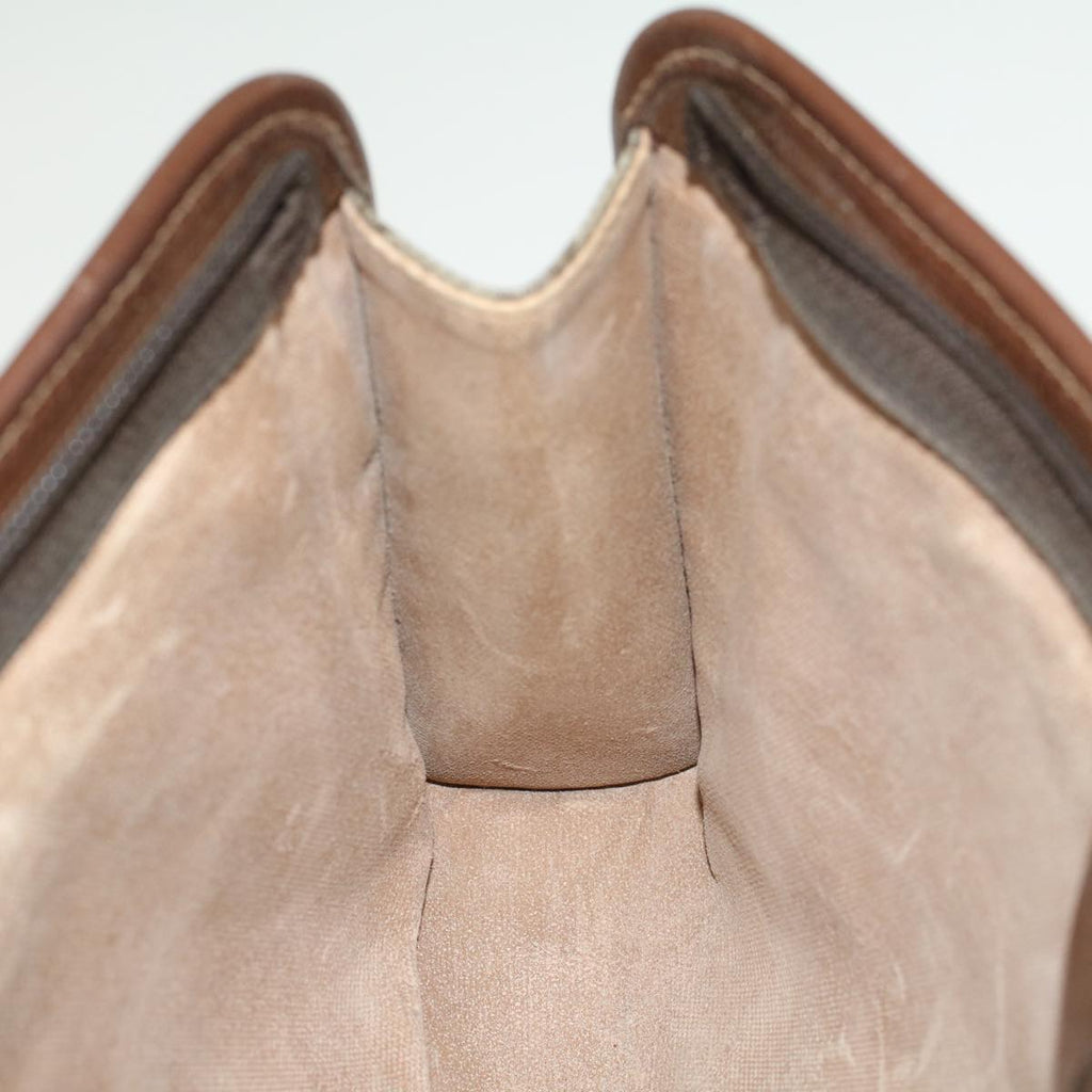 GUCCI GG Supreme Clutch Bag PVC Leather Beige 014 115 6063 57627
