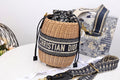 GLAMI MeGLAMIum Lady Bag Natural Wicker  Blue For Women 28cm/11in CD M0505CMVO_M808