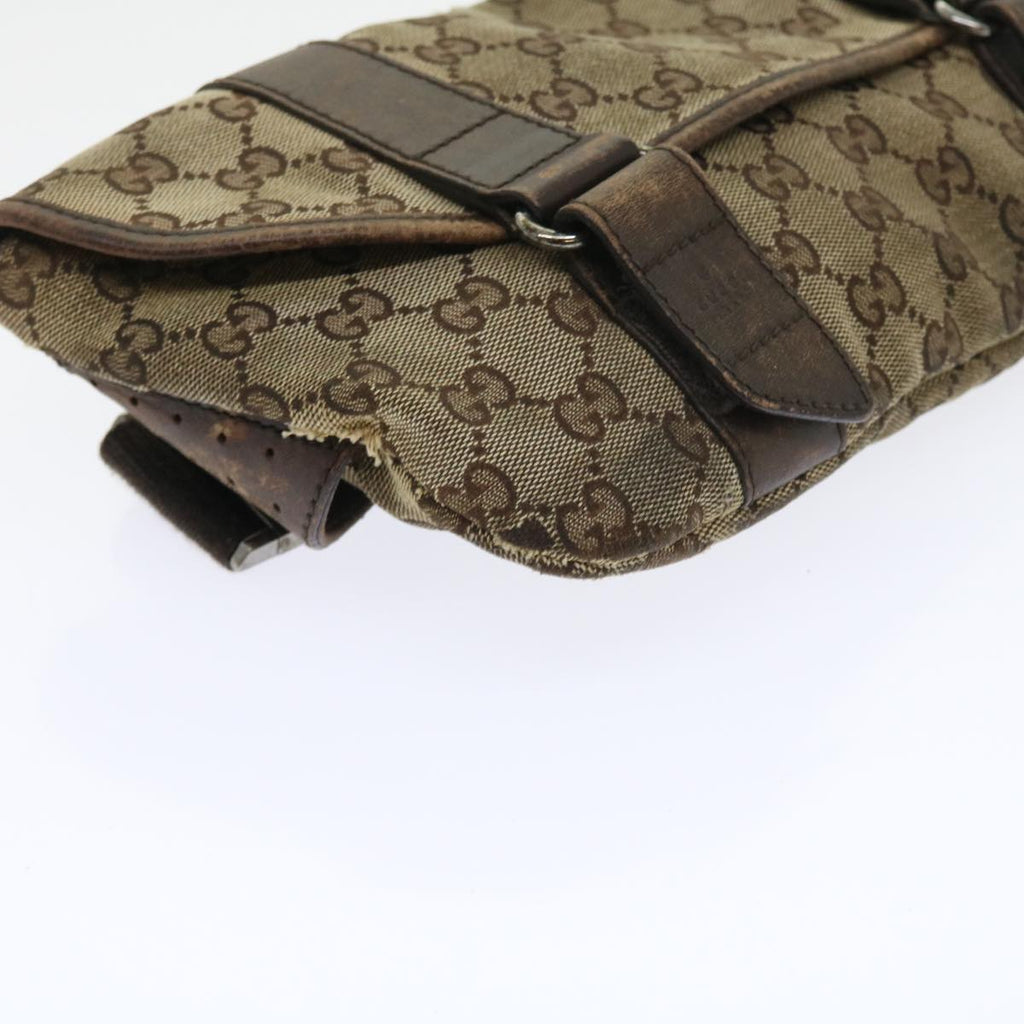 GUCCI GG Canvas Waist bag Beige 145851 57676
