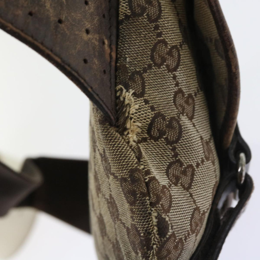 GUCCI GG Canvas Waist bag Beige 145851 57676