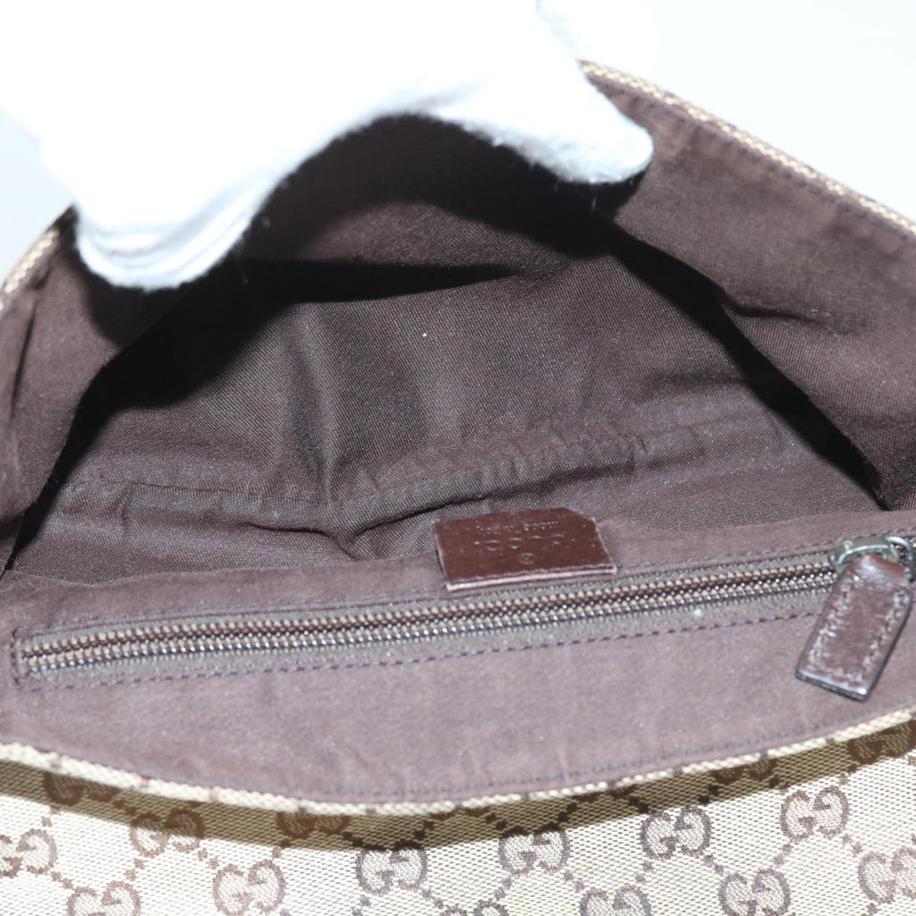 GUCCI GG Canvas Waist bag Beige 145851 57676