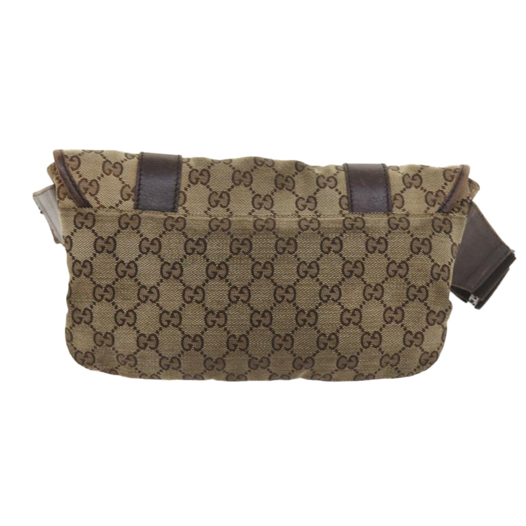 GUCCI GG Canvas Waist bag Beige 145851 57676