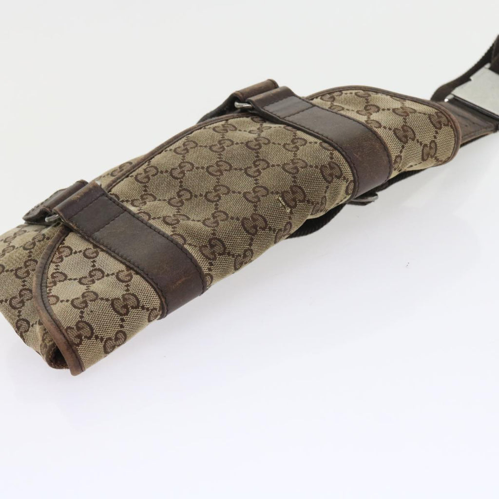 GUCCI GG Canvas Waist bag Beige 145851 57676