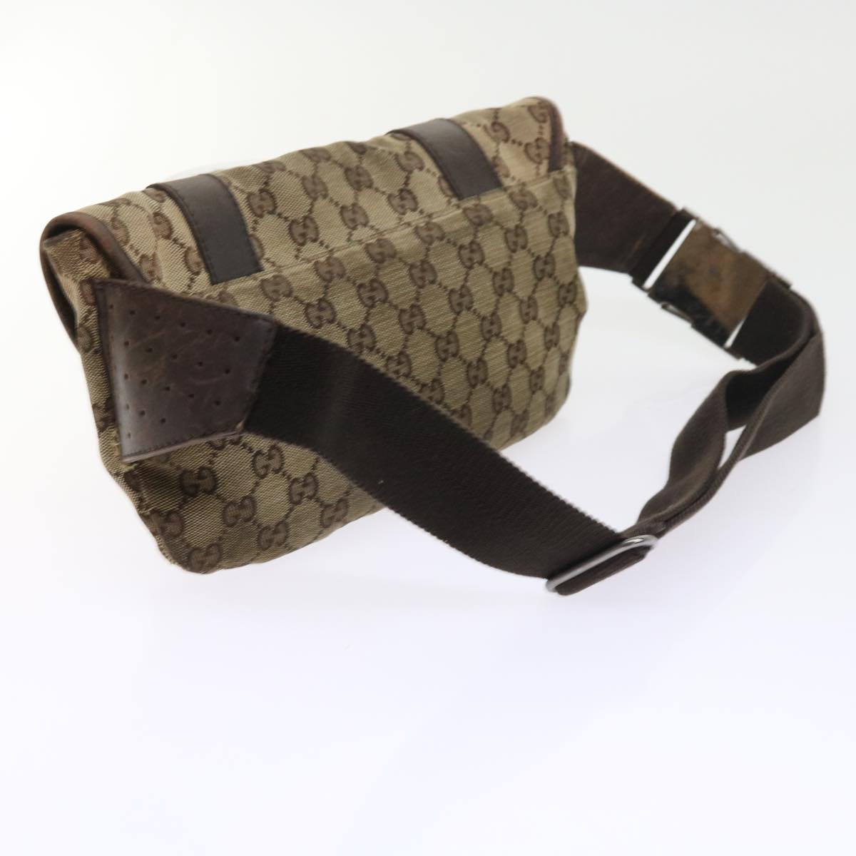 GUCCI GG Canvas Waist bag Beige 145851 57676