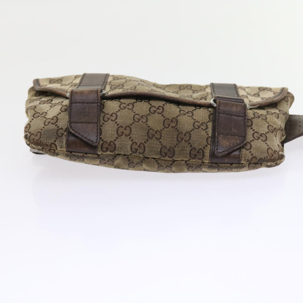 GUCCI GG Canvas Waist bag Beige 145851 57676