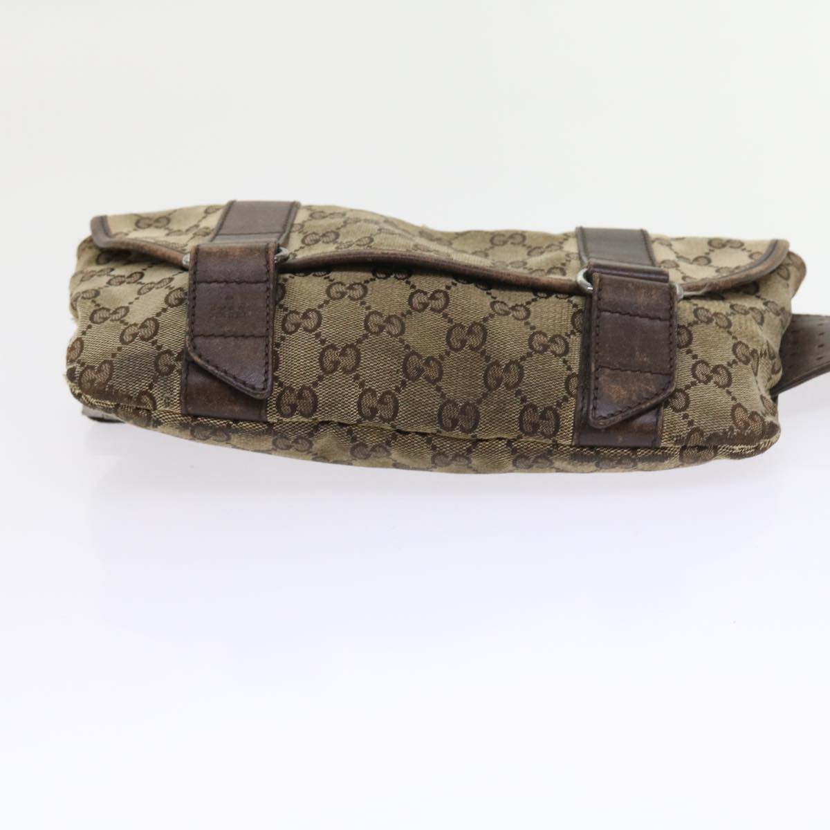 GUCCI GG Canvas Waist bag Beige 145851 57676