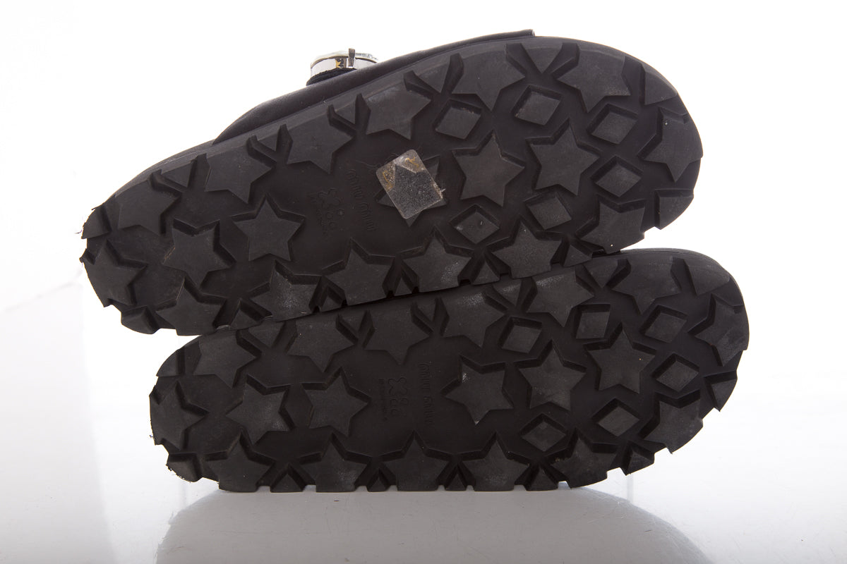 Miu Miu Black Sandals SZ 39