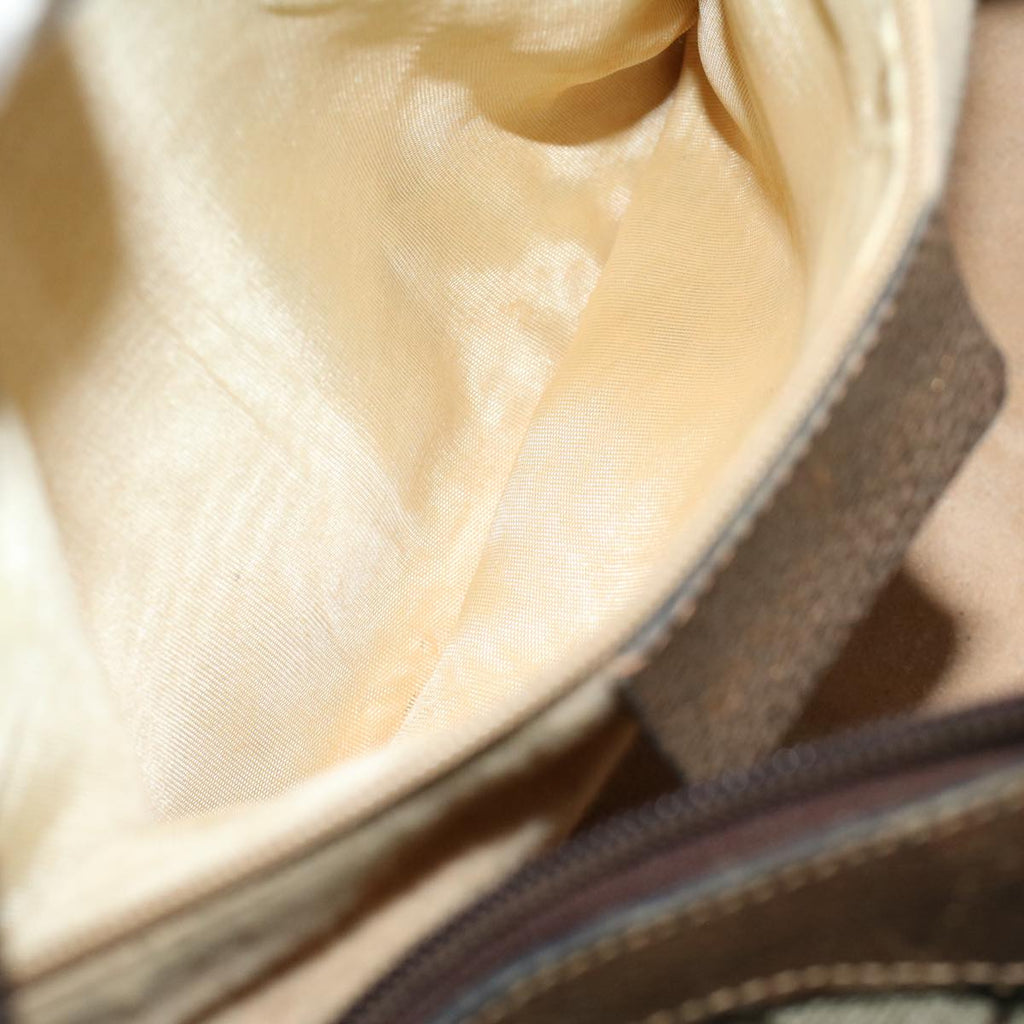 GUCCI GG Supreme Web Sherry Line Hand Bag Beige Red 012 3842 33 39 57733