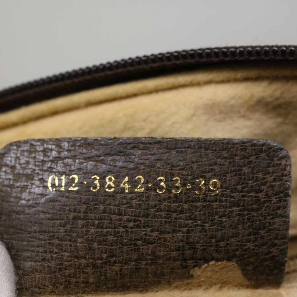 GUCCI GG Supreme Web Sherry Line Hand Bag Beige Red 012 3842 33 39 57733