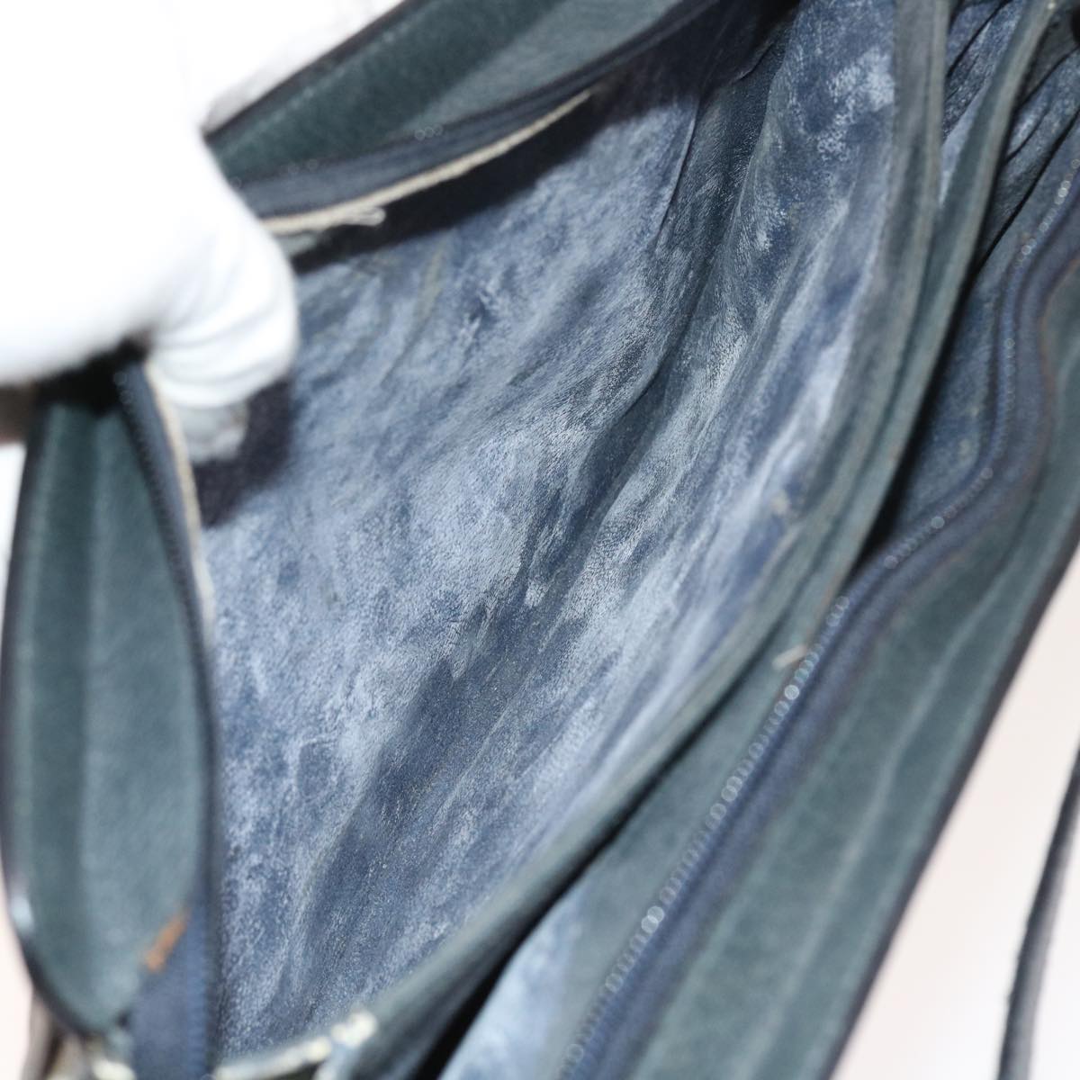 GUCCI GG Supreme Sherry Line Shoulder Bag Navy Red gray 41 02 013 57734