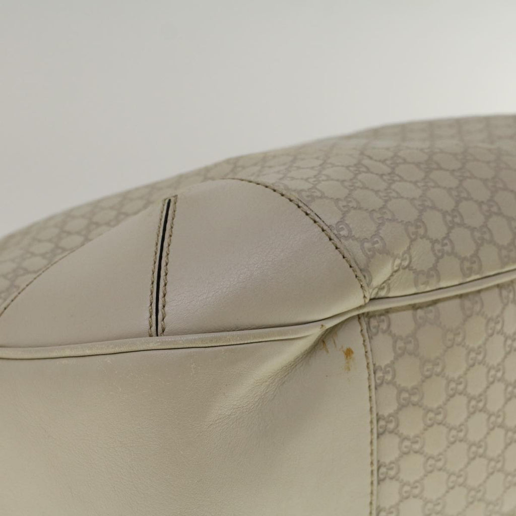 GUCCI GG Canvas Guccissima Shoulder Bag Ivory 309618 57767