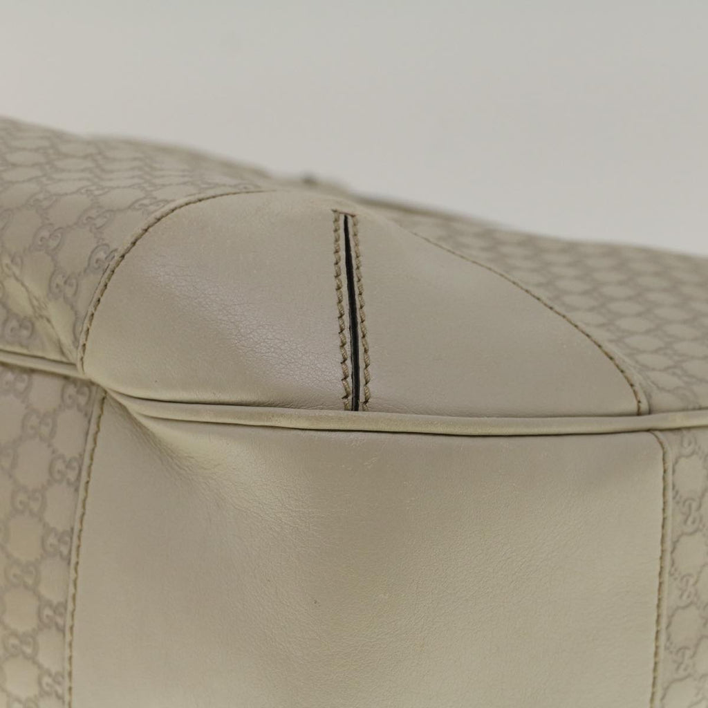 GUCCI GG Canvas Guccissima Shoulder Bag Ivory 309618 57767